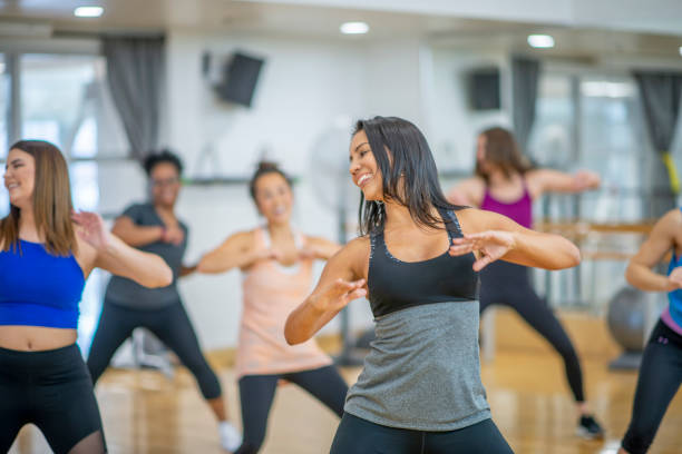 istock Dance fitness class 1224097845