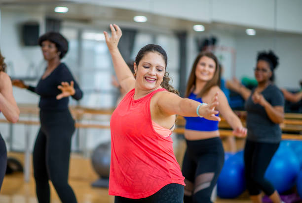 istock Dance fitness class 1224097873