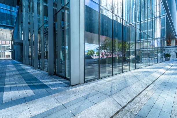 istock modern office building outdoors in the downtown 1224102833