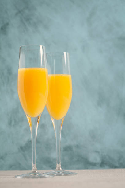 istock Two glasses of mimosa cocktail 1224102888