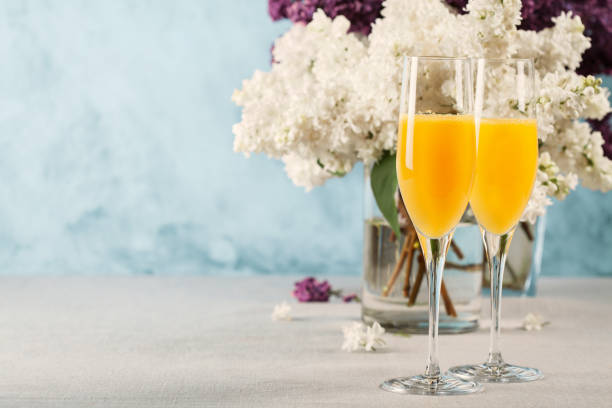 istock Two glasses of mimosa cocktail 1224103519