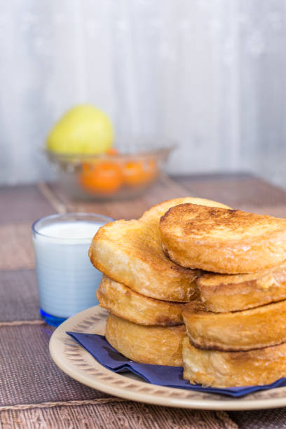 istock French toast on the plate with yogurt 1224119588