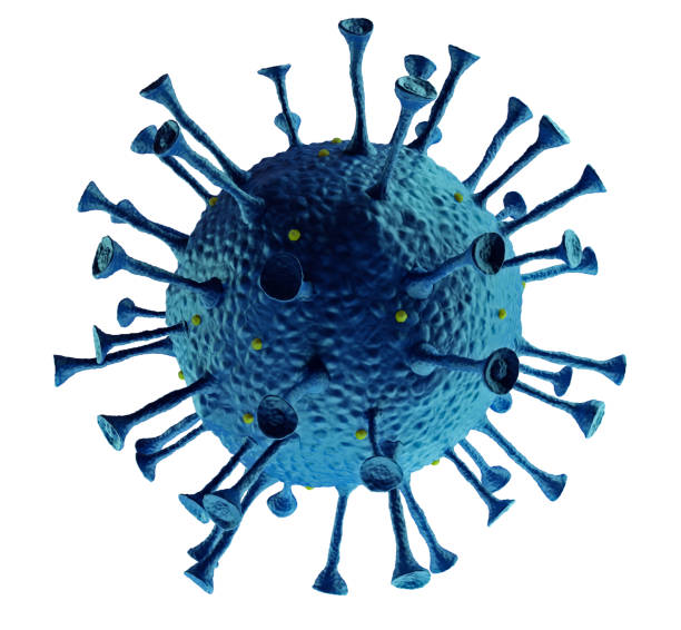 istock Cut out Coronavirus isolated on white background - 3d Rendering 1224125810