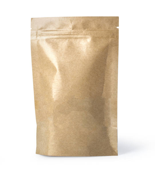 istock Brown paper food bag packaging 1224127001