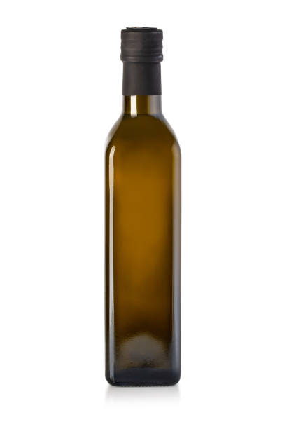 istock Olive oil bottle isolated 1224127025
