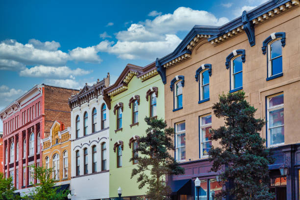 istock Colorful Buildings in Savannah 1224131104