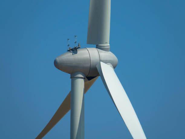 istock Aerial view from a Windmill for electric power production 1224131110