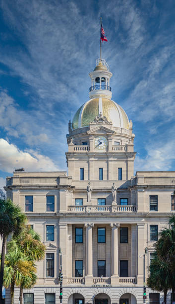 istock Savannah City Hall and Gold Dome 1224131853