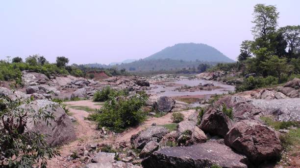 landschaft der flussseite - bac ha stock-fotos und bilder