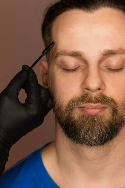 istock Correction shape of man eyebrow 1224135679