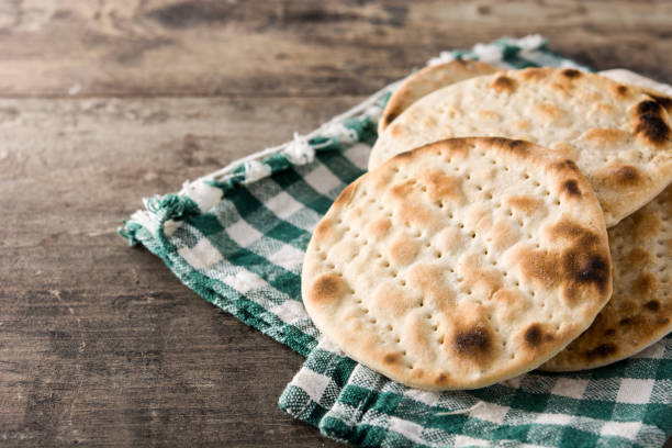 istock Handmade matzah for Jewish Passover 1224139618