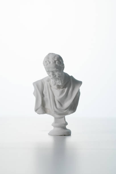 istock Michelangelo plaster figure in white background 1224140488