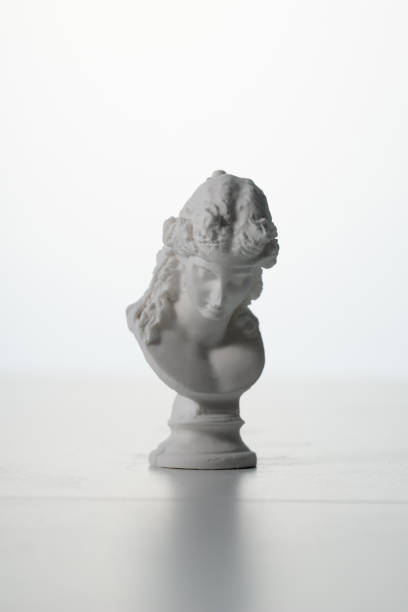 istock Ariadne plaster figure in white background 1224140561