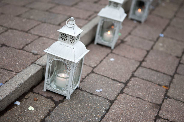 istock Row of lamps 1224141795