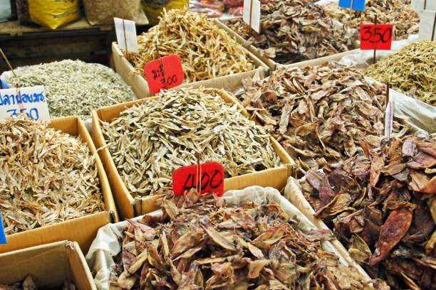 istock Dehydrated fishes in Bangkok (Thailand). 1224142064