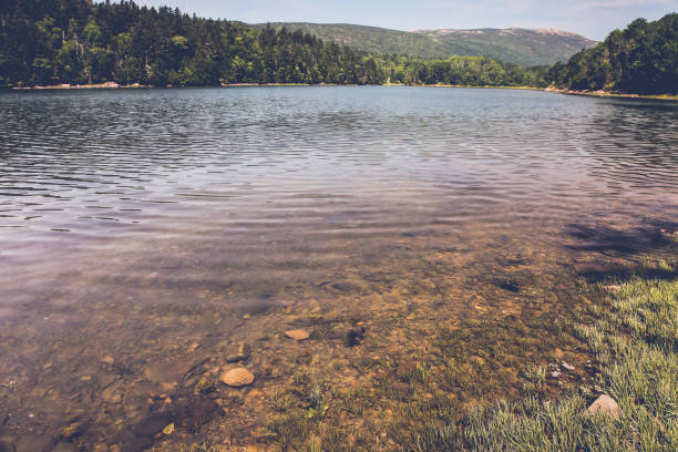 istock Tranquil summer scene with clear water an mountains 1224145945