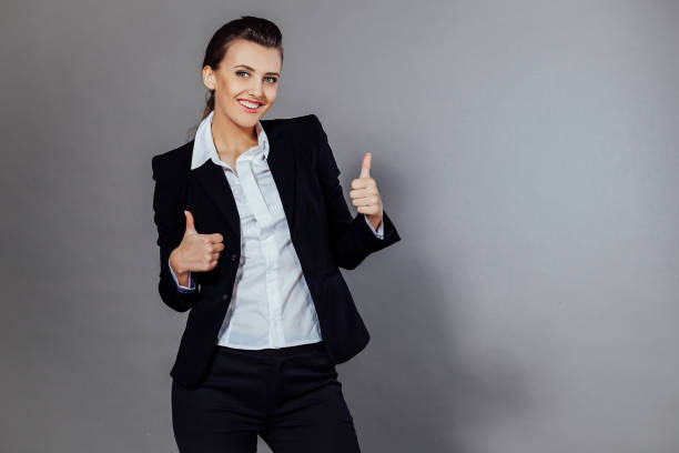 istock girl shows good class and looking at the camera 1224151246