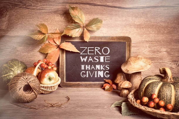 istock Autumn rustic decorations with text 
