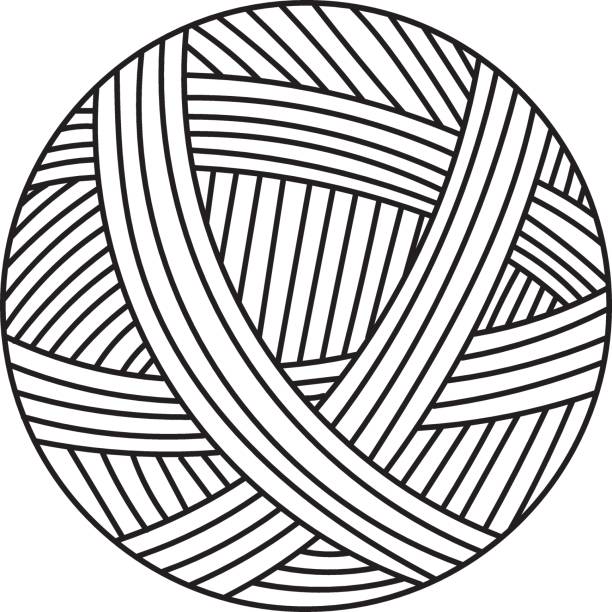 ðμð°ñññ - yarn ball stock illustrations