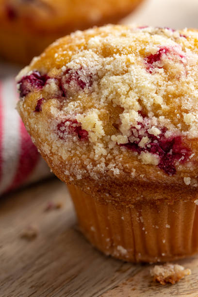 istock Closeup of Cranberry Muffin 1224154411