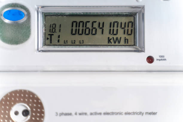 istock Electricity fuse box, close-up, low angle view 1224160763