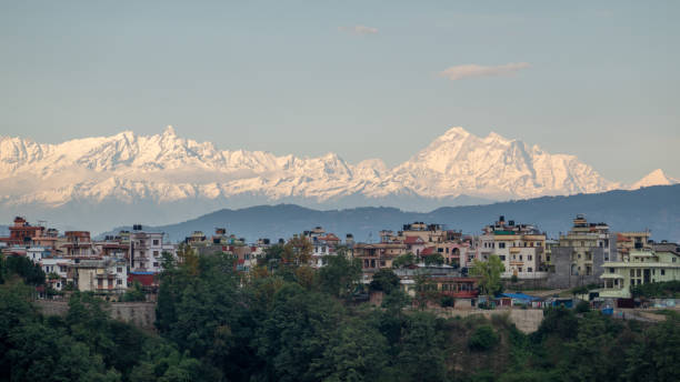 istock The Himalaya Mountains at Sunset in Kathmandu 1224162110