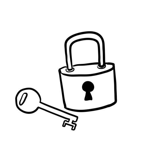 8,100+ Lock And Key Drawing Stock Photos, Pictures & Royalty-Free Images -  iStock