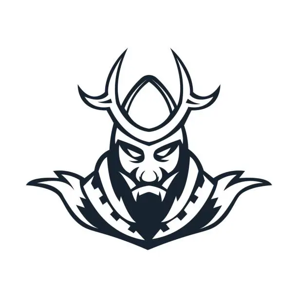 Vector illustration of The king mascot