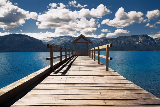 istock Wooden pier on turquoise water 1224171013