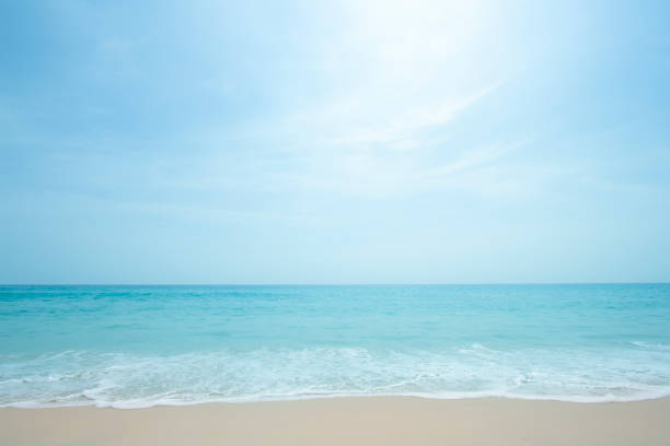 istock Sea and beach background. sky and summer day. with copy space 1224173541