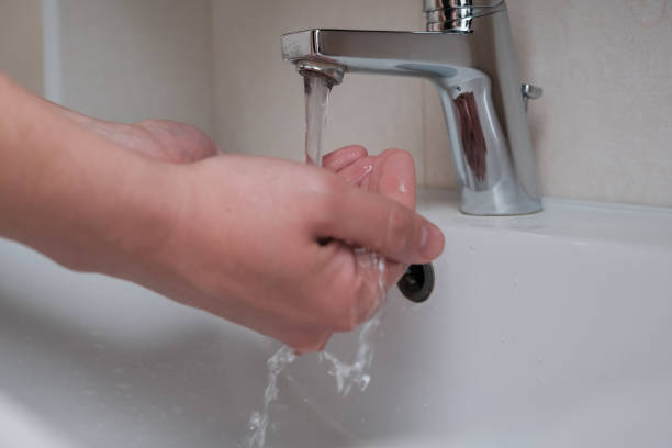 istock hand washing as disease prevention, cleanliness and hygiene 1224173564