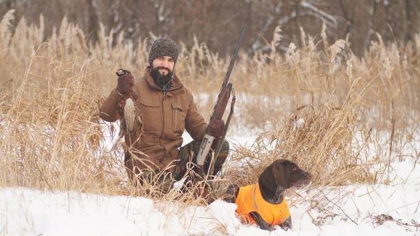 istock the young hunter shows off her booty game. hobby hunting 1224186695