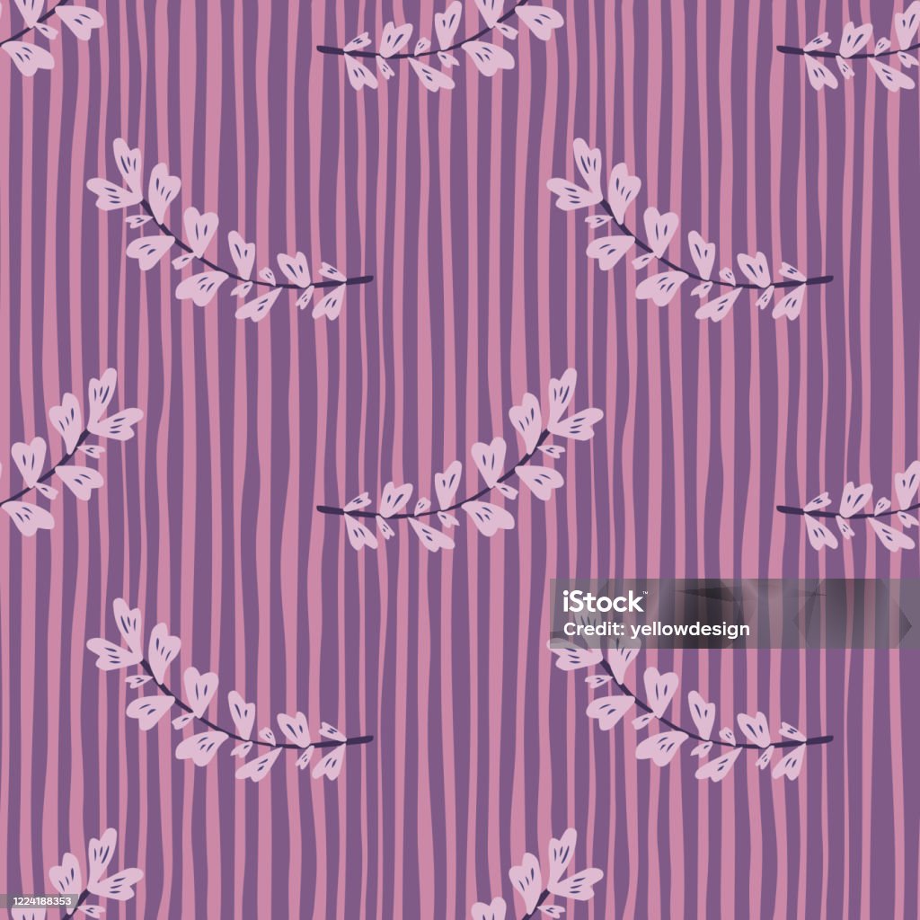 Geometric Leaf Branch Seamless Pattern On Stripes Background Abstract Floral Wallpaper Design For Fabric Textile Print Wrapping Kitchen Textile Stock Illustration - Download Image Now - iStock Geometric Leaf Branch Seamless Pattern On Stripes Background Abstract Floral Wallpaper Design For Fabric Textile Print Wrapping Kitchen Textile Stock Illustration - Download Image Now - iStock