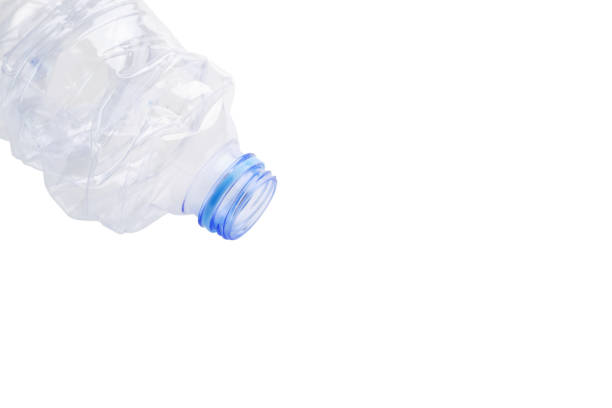 istock Used plastic bottles without cap isolated on white background. 1224188405