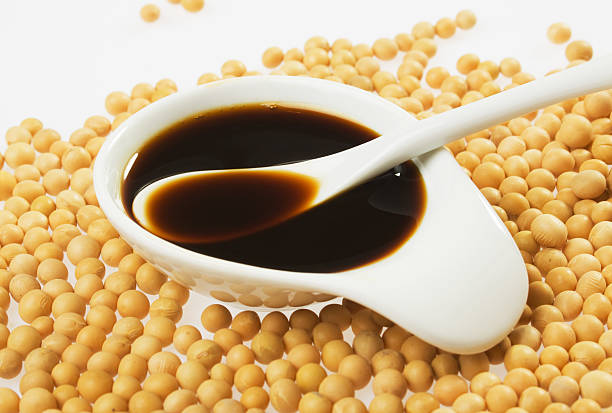 istock Soy sauce and soybean 122419457