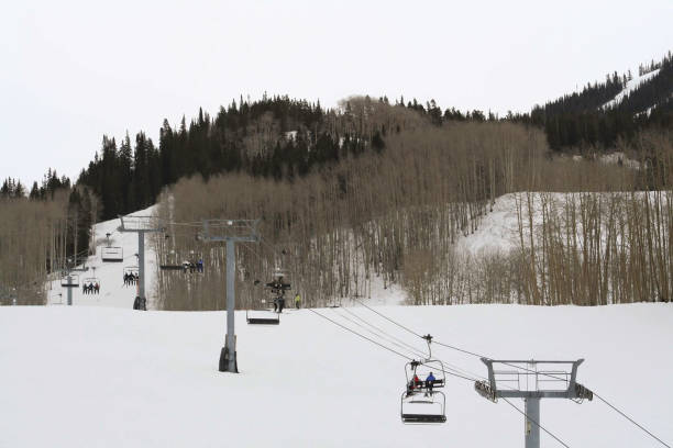 istock Ski Lift in Crested Butte, Colorado 1224195832