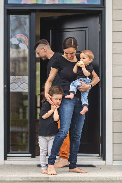 istock Quarantined family 1224195868