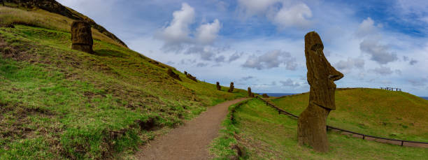 istock Stone statues Moai on Easter Island Rapa Nui 1224195907