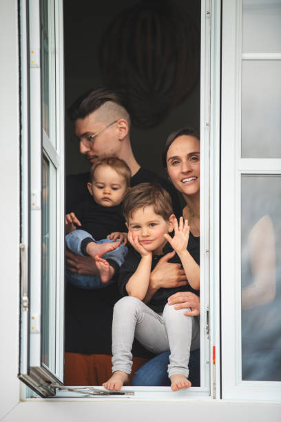 istock Quarantined family 1224195913