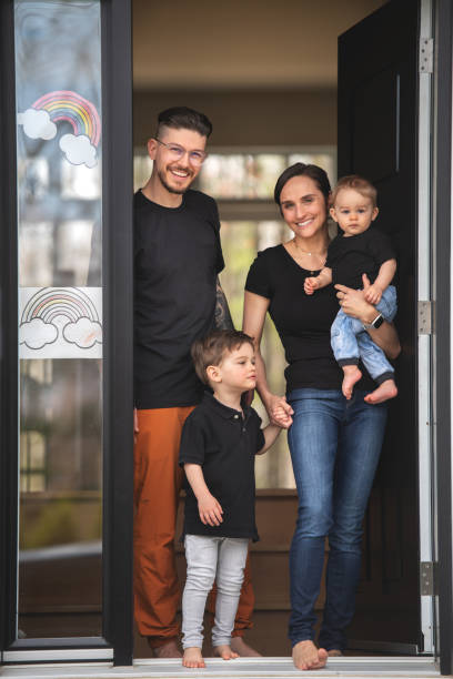 istock Quarantined family 1224195914