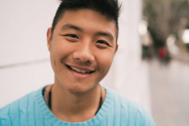 istock Close-up of young Asian man. 1224196827