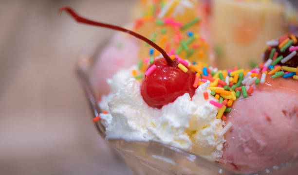 istock Scoops of ice cream - assorted flavors 1224202581