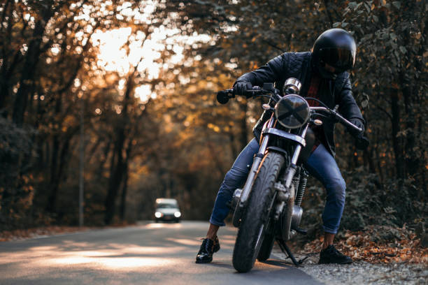 istock ghost rider on a bike 1224204208