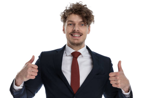 istock Positive businessman laughing and gesturing ok 1224205514