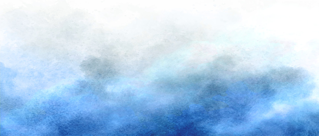 Abstract watercolor blue background texture. Usable for different purposes.