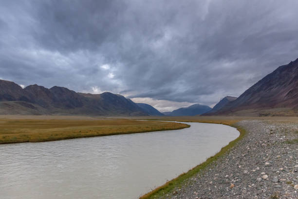 istock Typical landscapes of Mongolia. mountain slopes and valleys. Altai, Mongolia 1224212470