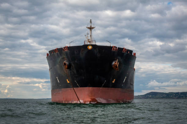 istock A Large Ship's Bow From the Sea 1224218514