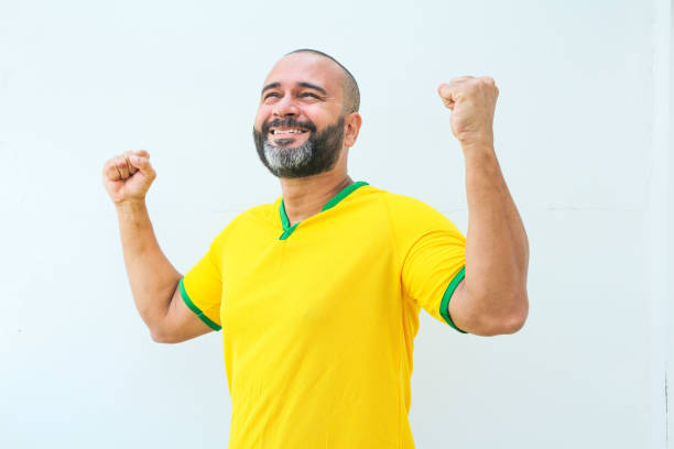 istock Brazilian soccer fan 1224223602