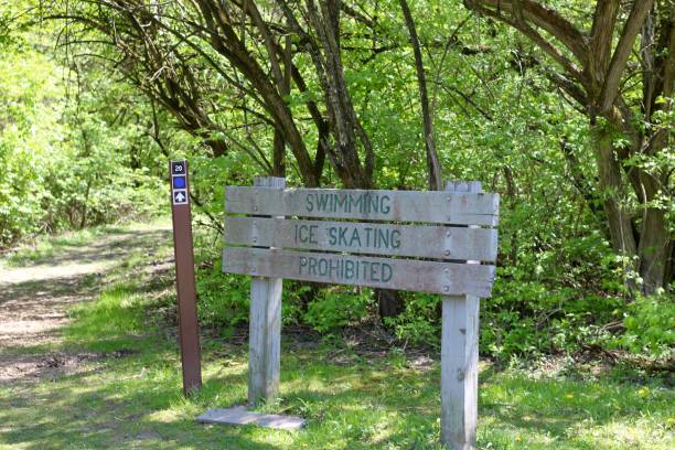 istock Old Wood Information Sign 1224224682