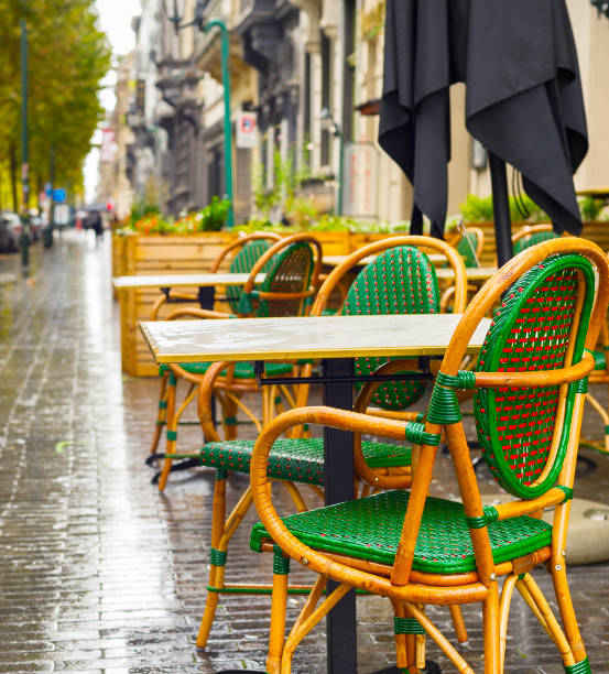 Chairs and seating in St. Mark's Square, Venice